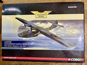 Corgi AA36106 Consolidated Catalina Mk IB RAF No.205 Sqn, RAF Seletar, 1941 - Picture 1 of 3