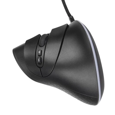 Wired Vertical Mouse Adjustable DPI 7200 USB Ergonomic Optical Mouse RGB Ga OU - Image 1 of 4