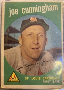 1959 TOPPS JOE CUNNINGHAM #285  ST LOUIS CARDINALS - Picture 1 of 2