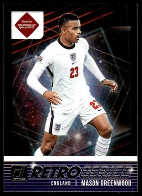 2022 Donruss Retro Series Mason Greenwood England #17 - Image 1 of 2
