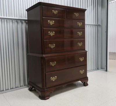 Ethan Allen Georgian Court Cherry Vintage Chest on Chest #11-5225 #11-5225 - Image 1 of 4