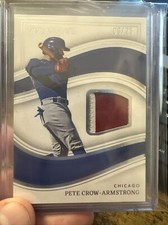 2023 Panini Immaculate Pete Crow Armstrong RC Patch Jersey Relic #6/25