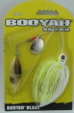 Rebel BYBT38616 3/8 oz. Booyah Tandem Spinner Bait White and Chartreuse
