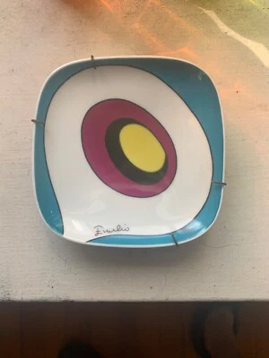 1969 Emilio Pucci  Rosenthal  Geometric patterned plate  - Image 1 of 3