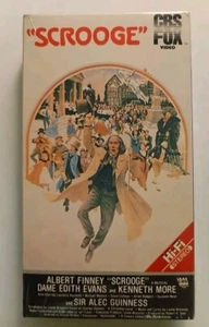 Scrooge VHS SEALED Watermarks CBS Fox Albert Finney Sir Alec Guinness NO BARCODE - Picture 1 of 7