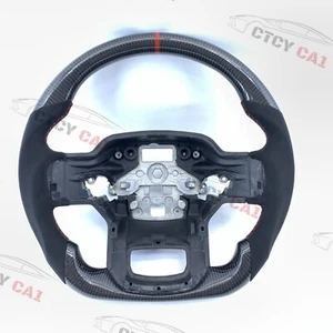 Custom Carbon Fiber Steering Wheel for Ford F150 F-150 F250 Raptor 2021 - 2025 - Picture 1 of 9