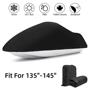 Jet Ski Cover PWC Watercraft UV Protection For Sea-Doo Fish Pro Sport/Trophy 170 - Picture 1 of 15
