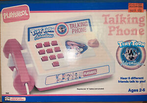 NIB! RARE! Sealed Vintage (1990) Playskool Bugs Bunny / Tiny Toon Talking Phone