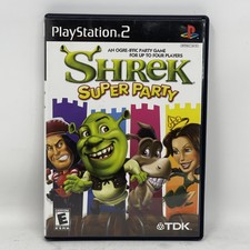 Shrek: Super Party (Sony PlayStation 2, 2002) PS2 Complete CIB Black Label