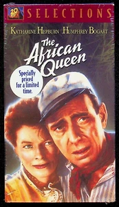 African Queen 1951 Humphrey Bogart Adventure Movie VHS Factory Sealed Watermark - Imagen 1 de 6