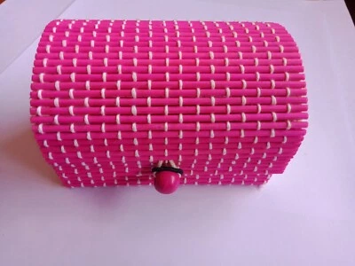 Ceilán Hecho a Mano Coco Palo Madera Pequeño Hogar Decoración Joyería Caja Envío Gratis Foto 1 de 4