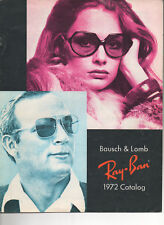 TRANSFER DIGITAL IMAGES Vintage Ray Ban Sunglasses CATALOG 1972 B&L USA brochure