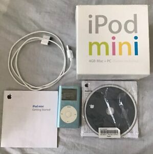 Apple iPod 4 GB mini M9436LL/A (Blue) New In Box With Small Defect
