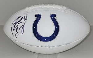 PEYTON MANNING signed Indianapolis COLTS Logo Football auto Full-Size 18 Broncos - Picture 1 of 3