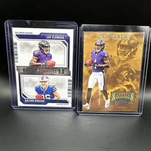 2023 Panini Contenders Zay Flowers Rookie Stallions 🔥Additional RC Included🔥 - Picture 1 of 2