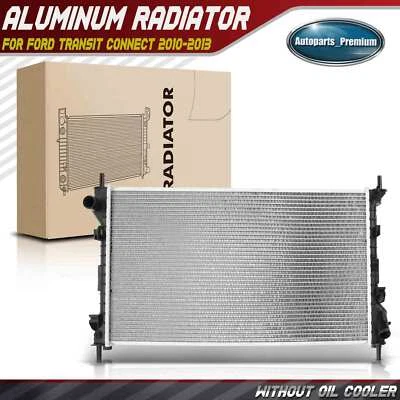 Алюминиевый радиатор без масляного радиатора для Ford Transit Connect 2010-2013 L4 2,0 л - Изображение 1 из 4