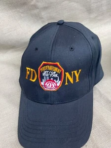Ball Cap Hat New York City FD NY Fire Department Black OSFM Trucker style - Picture 1 of 11