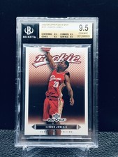 2003-04 LeBron James Upper Deck MVP# 201 Rookie RC True BGS Gem Mint 9.5