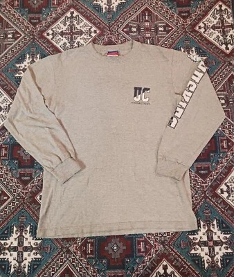 Vintage UConn Huskies Champion Longsleeve Shirt Size Small Gray Old Logo  - Image 1 of 4