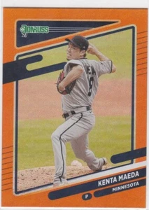 Kenta Maeda 2021 Panini Donruss Orange Foil #176 Twins - Picture 1 of 2