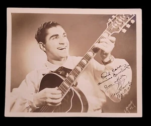Foto rara firmada por Nicola Paone de 8x10 cantante italoamericano restaurador de los años 40  - Imagen 1 de 5