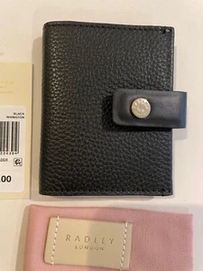 RADLEY London Rivington Women’s Credit Card Holder, wallet,black Leather Slim - Picture 1 of 15