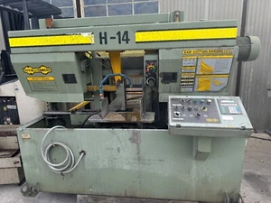 14" X 14" HYD MECH H-14 HORIZONTAL BANDSAW: - Picture 1 of 12