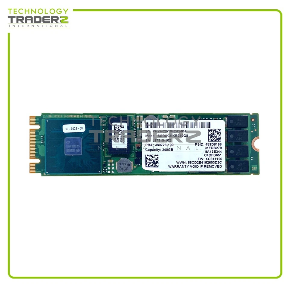SSDSCKKB240G8 Intel D3 S4510 240GB TLC SATA 6Gbps M.2 2280 SSD J80726-100 - Bild 1 von 1