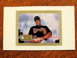 CAL RIPKEN JR. 1992' RBI MAGAZINE PANEL 4 X 6 CARD #17  ORIOLES HOF LEGEND - Picture 1 of 2