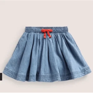 NEW Mini Boden chambray Twirly Skirt Size 6-7 blue - Picture 1 of 8