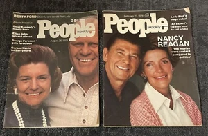 Vintage People Magazines Gerald And Betty Ford/Ronald And Nancy Reagan - Picture 1 of 6