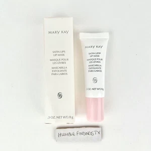 Mary Kay Satin Lips Exfoliating LIP MASK 235100 Pink White Box Discontinued New - Picture 1 of 7