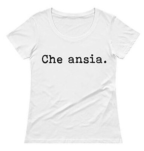 maglia con scritta ansia