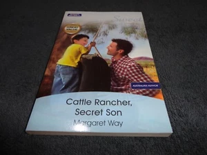 Cattle Rancher, Secret Son by Margaret Way -MILLS & BOON-SWEET - Picture 1 of 3