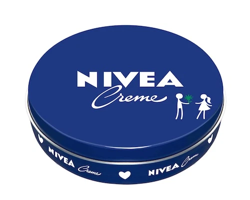 NIVEA Creme Moisturizer Cream Tin Can Body Skin Care Made in Germany 400 Ml.