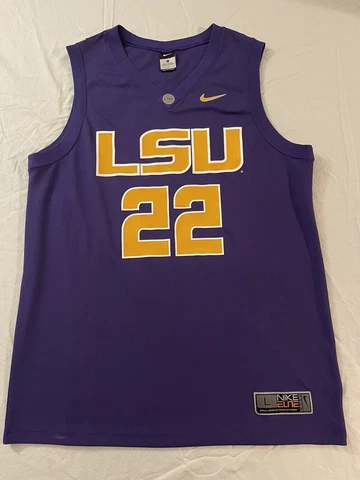 Nike LSU Tigers #22 Basketball Jersey Size Large NWOT Cover