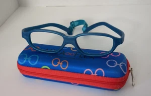Miraflex Nicki 48 Kids Eyeglass  Blue Frames Only With Case  48/18 - Picture 1 of 9
