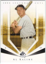 2004 Upper Deck SP Legendary Cuts Card #1 AL KALINE  NM-MT