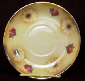 Vintage DEUTSCHES Blumenmuster Untertasse Teller - Bild 1 von 4