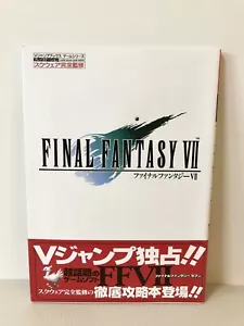 Final Fantasy VII FF7 Strategy Guide Book Square Enix V Jump 1997 - Picture 1 of 17