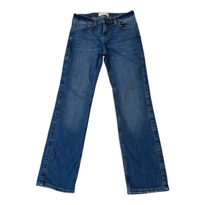 Abercrombie Kids Boy’s Straight Leg Medium Wash Blue Denim Jeans Size 11/12 Reg - Picture 1 of 14