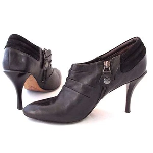 Vero Cuoio Mujer Negro Tacón Alto Botín Zapato Laterales Cremallera 'Moderno Talla 8 EU 38.5 - Imagen 1 de 10
