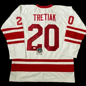 VLADISLAV TRETIAK SIGNIERTES SOWJETUNION CCCP TRIKOT BECKETT BAS COA AC82677 - Bild 1 von 4