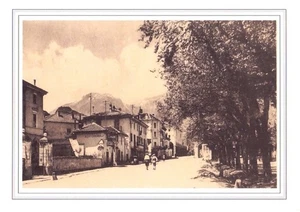 #411 Stampa 29,6 CM. x 20,9 Cm. Susa - Strada Nazionale Del Moncenisio - Picture 1 of 1