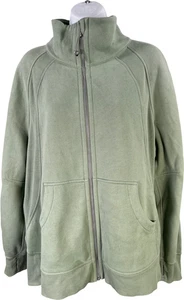 Sudadera Lululemon Para Mujer Verde Eucalipto Buceo Gran Tamaño Cremallera Completa - M/L - Imagen 1 de 3