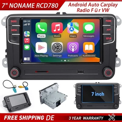 7" NONAME RCD330 RCD780 RCD360PRO 3 Plus 187B Android Auto Carplay Radio Für VW - Bild 1 von 4