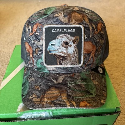 NIB Goorin Bros Trucker Hat - DESERT CAMO - CAMELFLAGE Friday Drop RARE SOLD OUT - Image 1 of 4