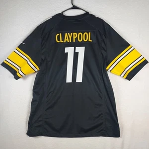 Maglia calcio Pittsburgh Steelers Nike NFL On Field uomo XL nera #11 atleta - Foto 1 di 7