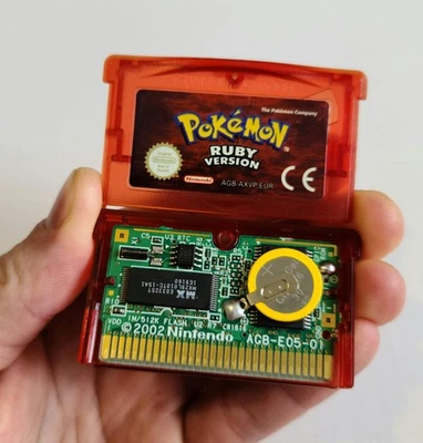 Pokemon Ruby New Battery Genuine Nintendo Game Boy Advance  - Image 1 of 4