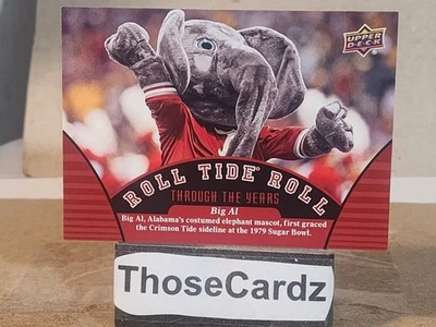 2012 Upper Deck University of Alabama Roll Tide Roll #99 Big Al - Image 1 of 2